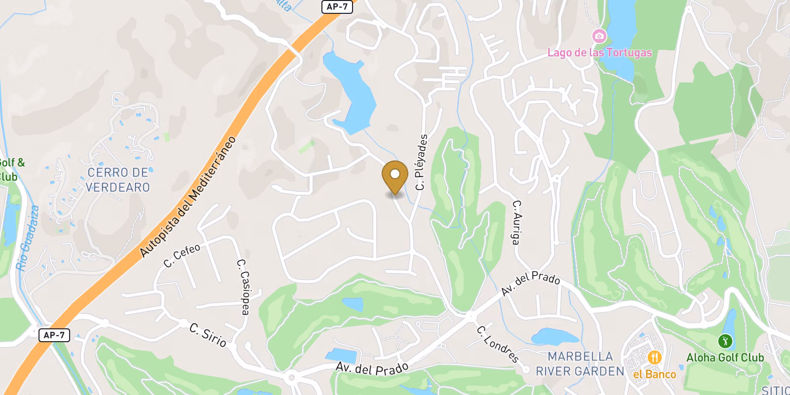 Mapa — Villa de lujo de nueva construcción en La Cerquilla, Marbella