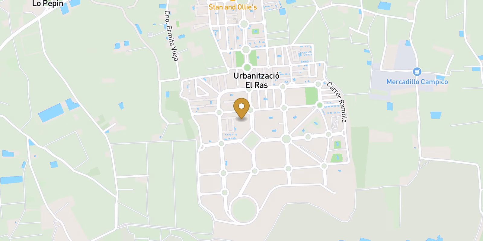 Mapa — Viviendas en El Raso, Guardamar del Segura