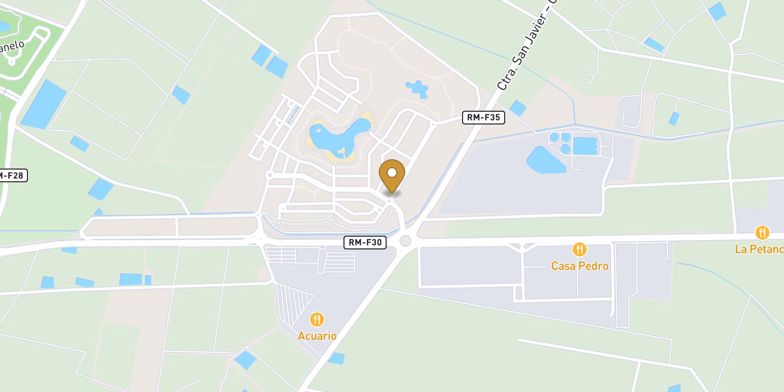 Mapa — Exclusivos Apartamentos de Obra Nueva en Resort Privado a 4km de la playa