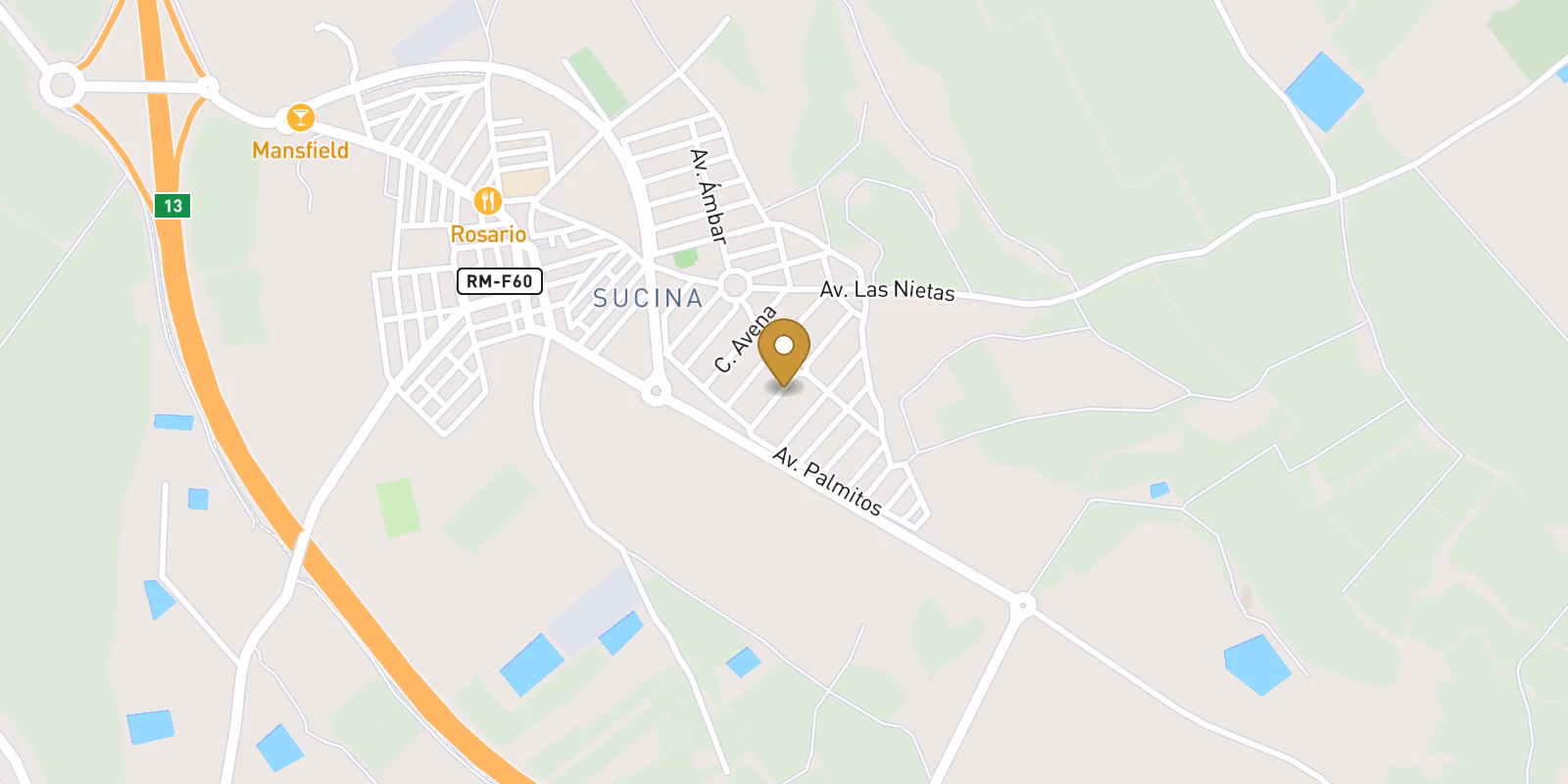 Mapa — Villas de lujo de nueva construcción en Sucina con piscina privada y amplias parcelas